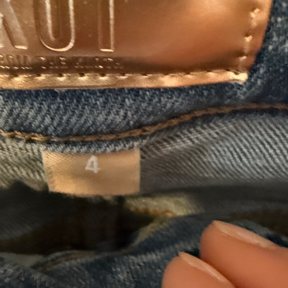 Kut from the Kloth Meg Wide-Leg Cuffed Women’s Jeans in color charming - Picture 6 of 10